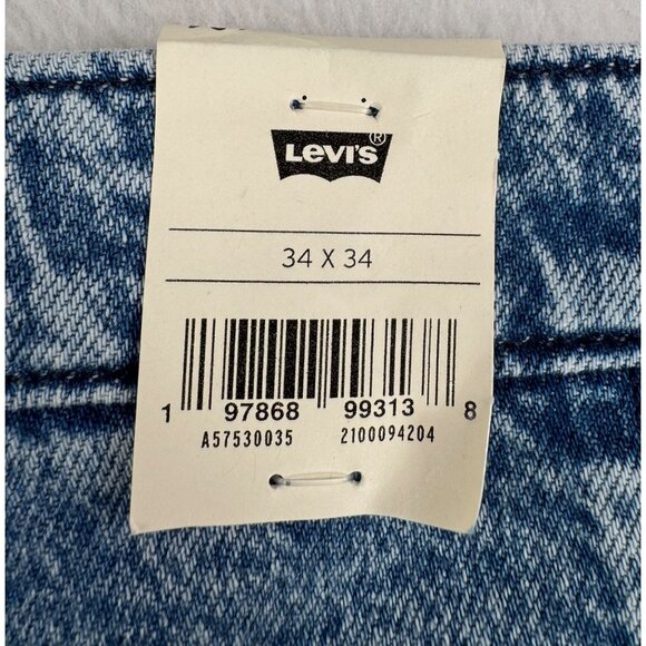 Levis XX Chino Authentic Relaxed Acid wash jeans sz 34x34 - Picture 3 of 9
